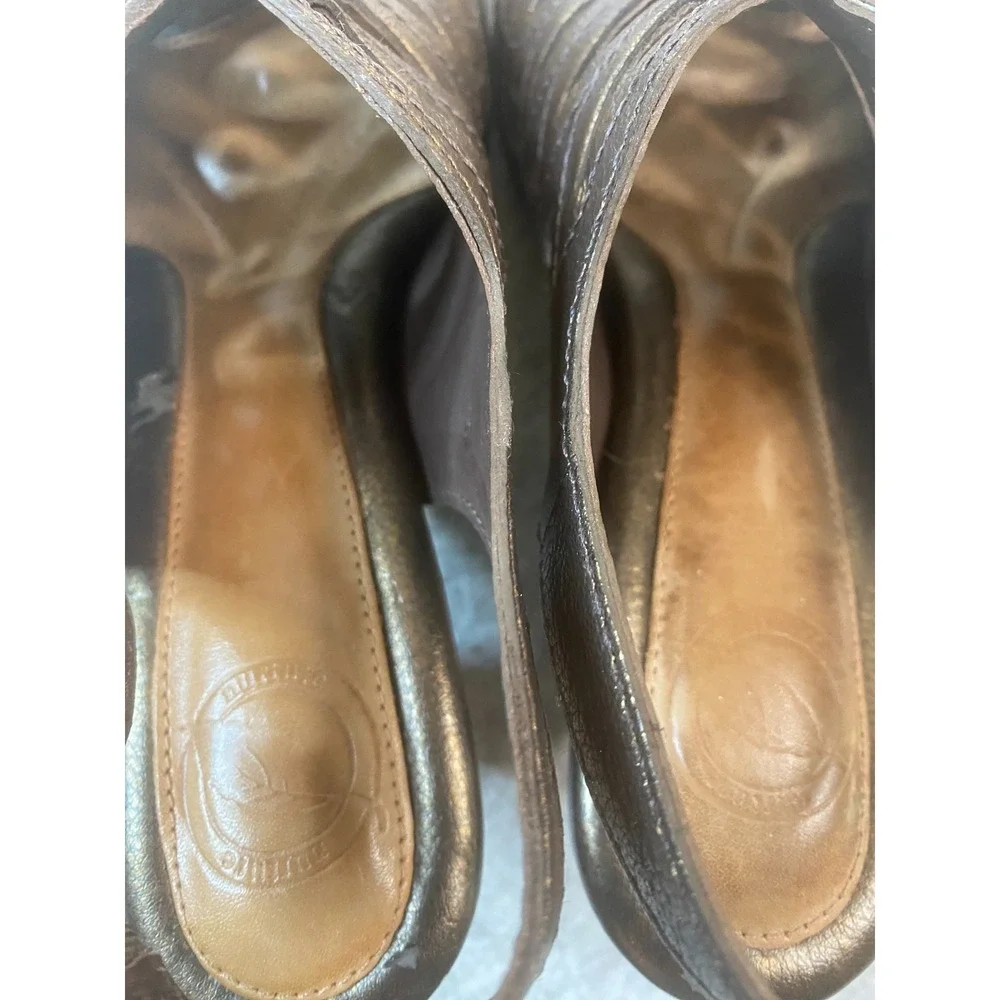 Nurture‎ Penelope Metallic Bronze Cutout Slingback Heel Sandals Women's 7 *NWOT